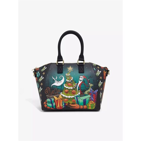 Loungefly The Nightmare Before Christmas Sandy Claws Zero Satchel Bag - Picture 2 of 4